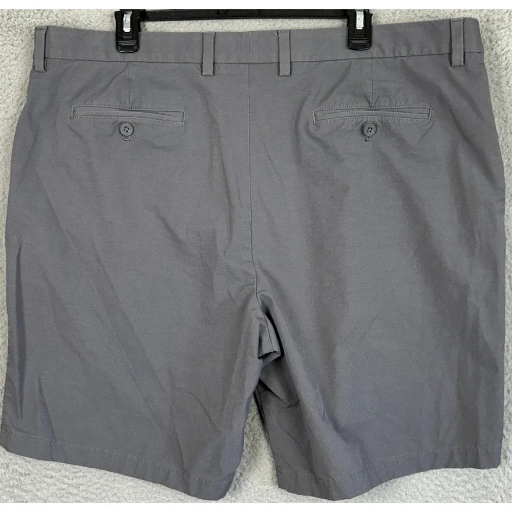 Vineyard Vines On-The-Go Shorts Mens 42 Grey OTG Performance Golf Chino Stretch